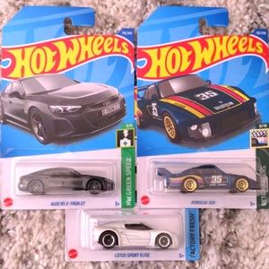 HOT WHEELS Porsche, Audi, Lotus Sport